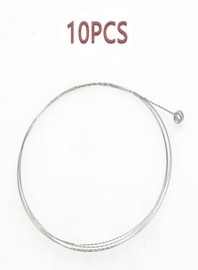 Cheerock 10-Pack Single Guitar Strings for Acoustic Guitars, Brass Guitar String B-2nd, Guitar Replacement Steel String, Bright and Well-Balanced Tone (Tone B) Light Tension - Image 3